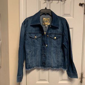 Michael Kors Riviera Blue Denim Jacket--Size MEDIUM--New with Tags